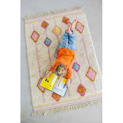 Tapis Petit kindervloerkleed Lea L (230x160 cm) Multi Grafisch