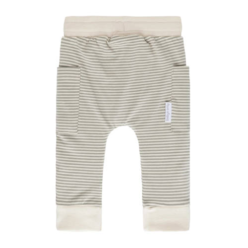 Baby's Only baby broekje Stripe lichtgroen off white Jongens Katoen Streep 56