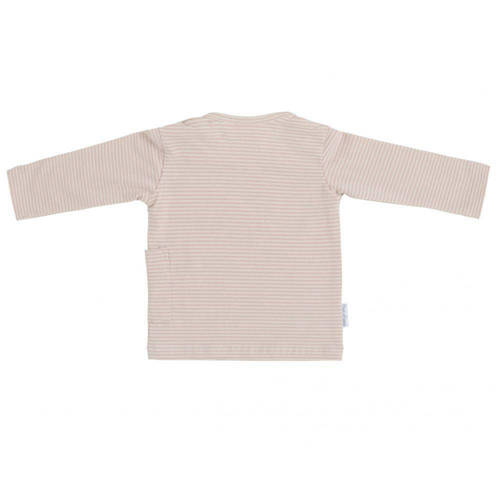 Baby's Only longsleeve Stripe oudroze off white Jongens Katoen Ronde hals 56