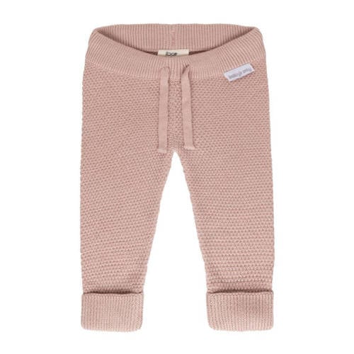 Baby's Only gebreid baby broekje Willow oudroze Jongens Katoen Effen