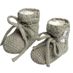 gebreide slofjes Willow urban green