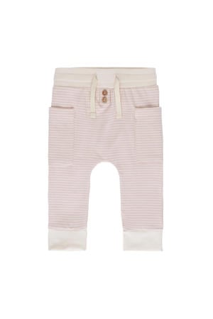 baby broekje Stripe lichtroze/off white
