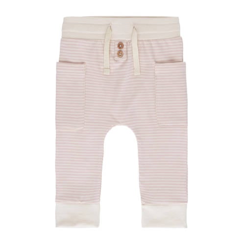 Baby's Only baby broekje Stripe lichtroze/off white Jongens/Meisjes Katoen