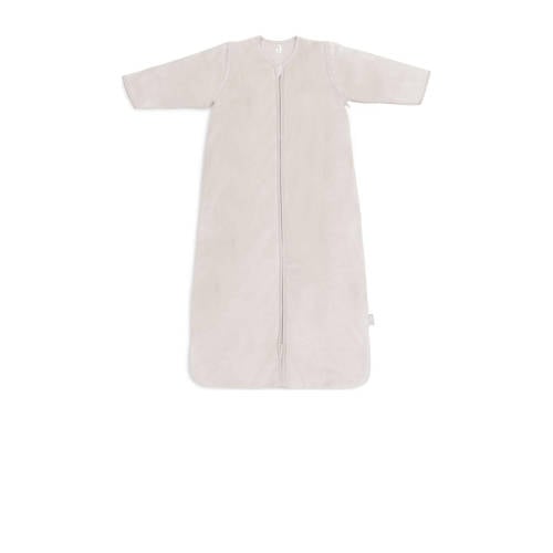 Jollein baby slaapzak met afritsbare mouw Velvet - Nougat Babyslaapzak Beige 70 afbeelding