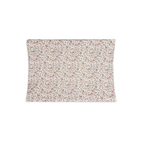 Jollein aankleedkussenhoes Jersey 50x70cm Retro Flowers Roze Bloemen