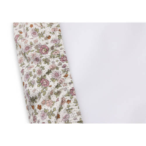 Jollein aankleedkussenhoes Jersey 50x70cm Retro Flowers Roze Bloemen