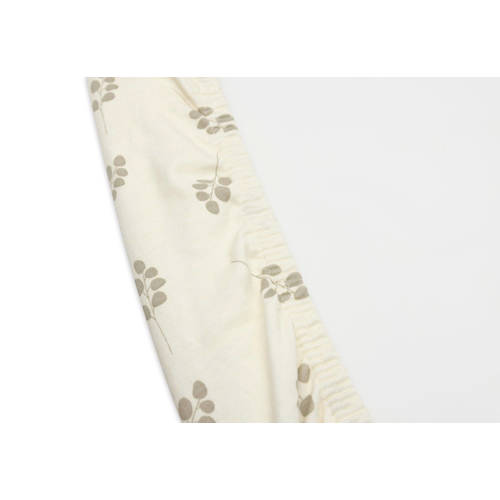 Jollein aankleedkussenhoes Jersey 50x70cm Twig Olive Green Groen Bloemen
