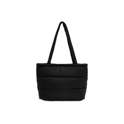 Jollein puffed bag mom luiertas - black Zwart Effen