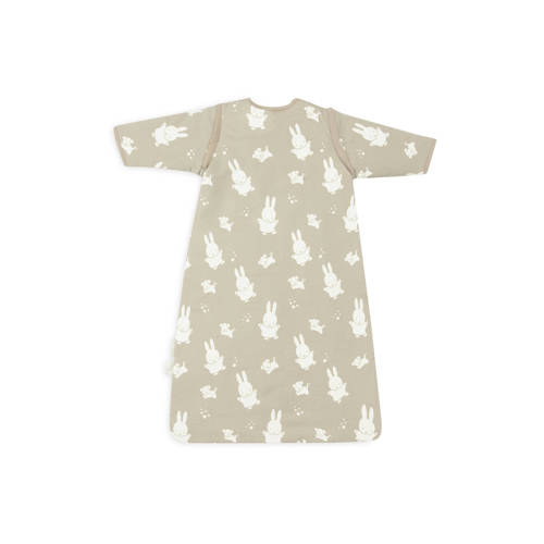 Jollein baby slaapzak met afritsbare mouw Miffy&Snuffy Olive Green Babyslaapzak Groen 70