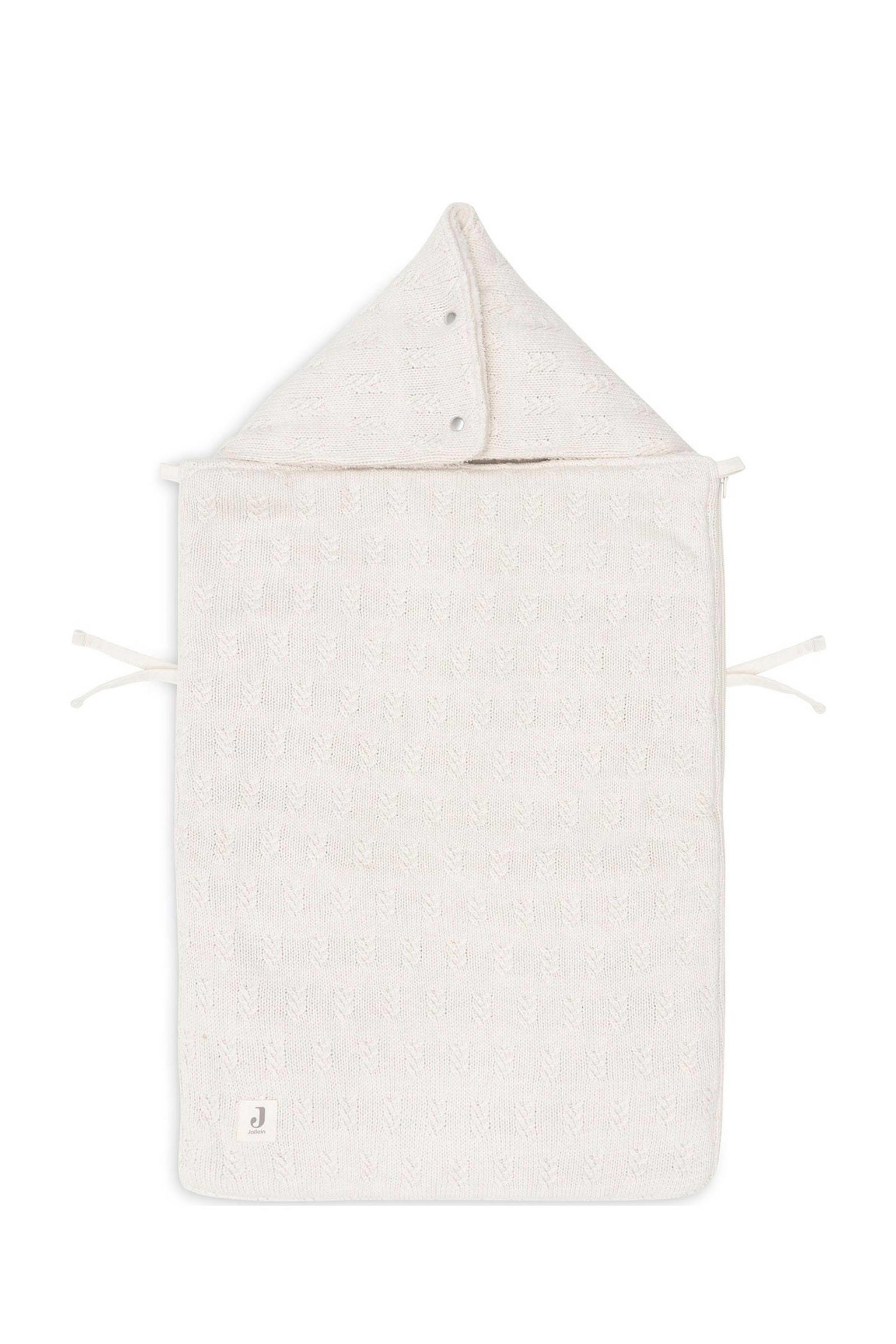 Jollein voetenzak pure knit Nougat - Prénatal