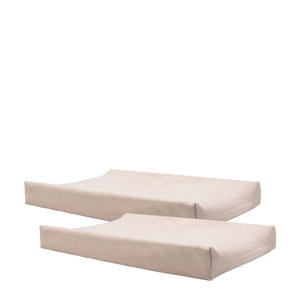 aankleedkussenhoes Badstof 50x70cm - set van 2 Wild Rose