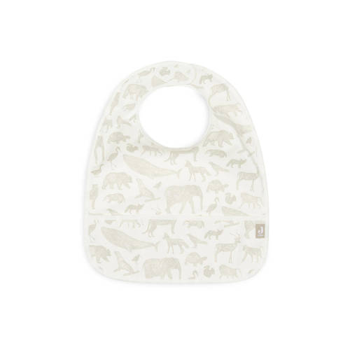 Jollein waterproof slab Animals set van 2 Olive Green Groen Dierenprint