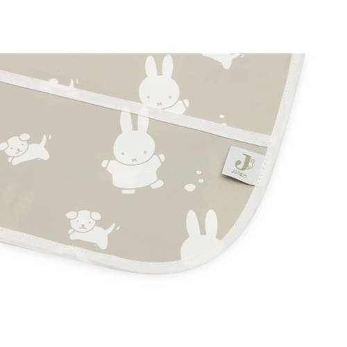 Jollein waterproof slab met mouw Miffy&Snuffy Olive Green Groen Personage