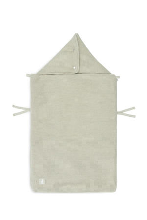 universele voetenzak autostoel/kinderwagen cat. 0 Basic Knit - Olive Green