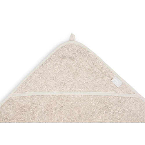 Jollein badstof badcape 100x100cm Nougat Handdoek badcape Beige Effen