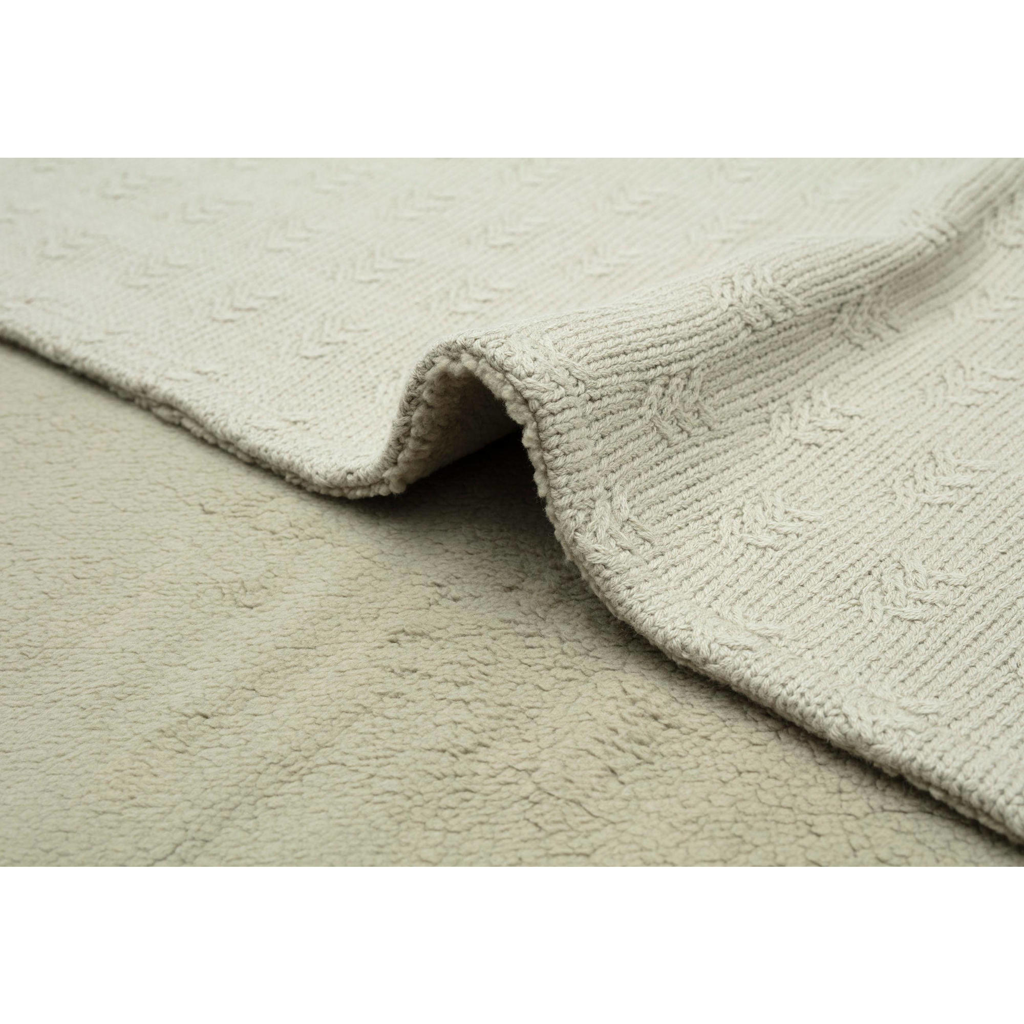 Jollein Voetenzak voor Autostoel & Kinderwagen - Bliss Knit - Storm Grey