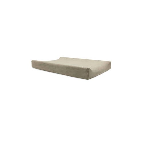 Jollein aankleedkussenhoes Badstof 50x70cm - set van 2 Olive Green Groen afbeelding
