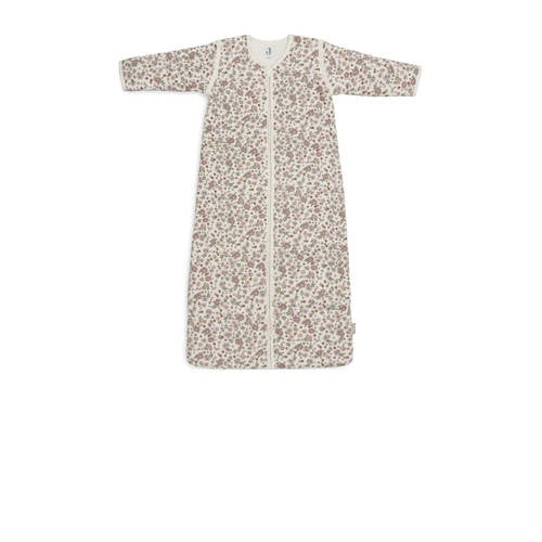 Jollein baby slaapzak met afritsbare mouw Retro Flowers Babyslaapzak Roze 90 afbeelding