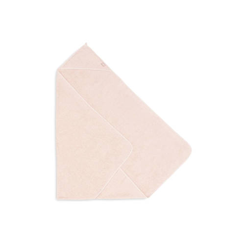 Jollein badstof badcape 100x100cm Pale Pink Handdoek badcape Roze Effen