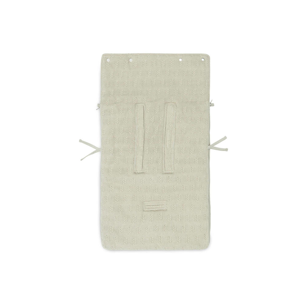 Jollein 025-811-65352, voetenzak voor autostoel en kinderwagen - Bliss Knit - Nougat, crème, beige Jollein 025-811-65352, voetenzak voor autostoel en kinderwagen - Bliss Knit - Nougat, crème, beige