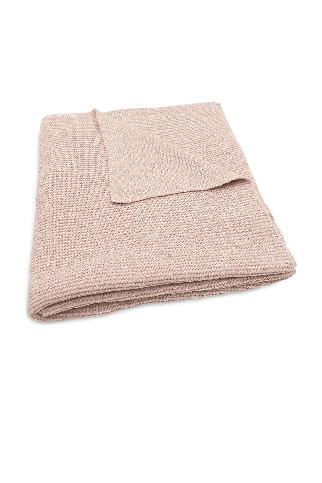 Jollein baby ledikantdeken 100x150cm Basic Knit - Wild Rose