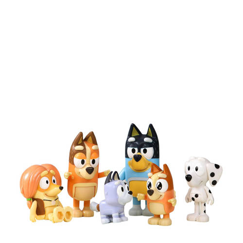 Moose Toys Bluey 8 Speelfiguren Familie & Vrienden Speelfiguur afbeelding