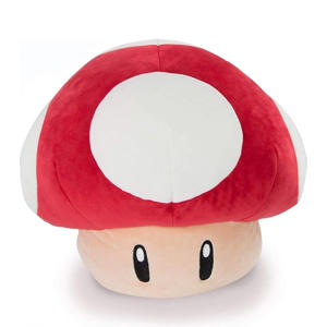 super mario super mushroom mocchi mocchi club knuffel 37 cm