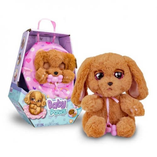 IMC Toys baby paws cocker interactieve knuffel Bruin afbeelding