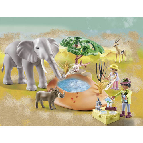 PLAYMOBIL Wiltopia Een reis naar de waterpoel 71294 Speelset