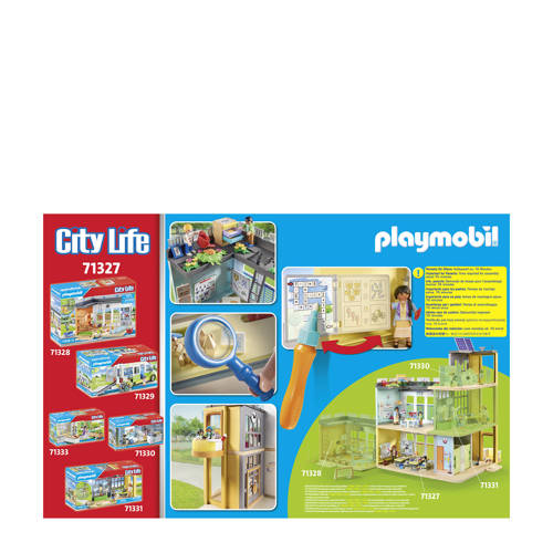 PLAYMOBIL City Life Grote school 71327 Speelset | Speelset van