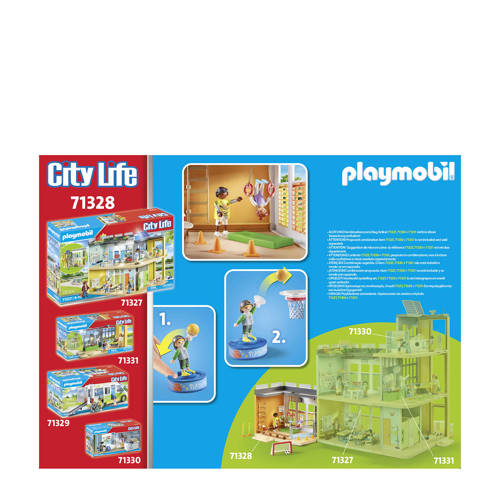 PLAYMOBIL City Life School gymlokaal 71328 Speelset