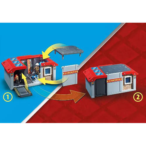 PLAYMOBIL City Action Brandweerkazerne 71193 Speelset
