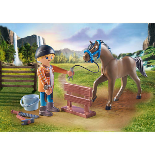 PLAYMOBIL Horses of Waterfall Hoefsmid: Ben & Achilles 71357 Speelset