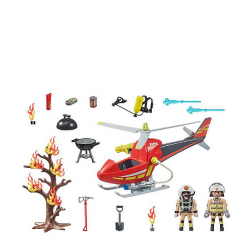PLAYMOBIL City Action Brandbestrijding helikopter 71195 Speelset