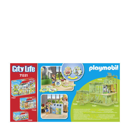 PLAYMOBIL City Life School klimaatwetenschaplokaal 71331 Speelset