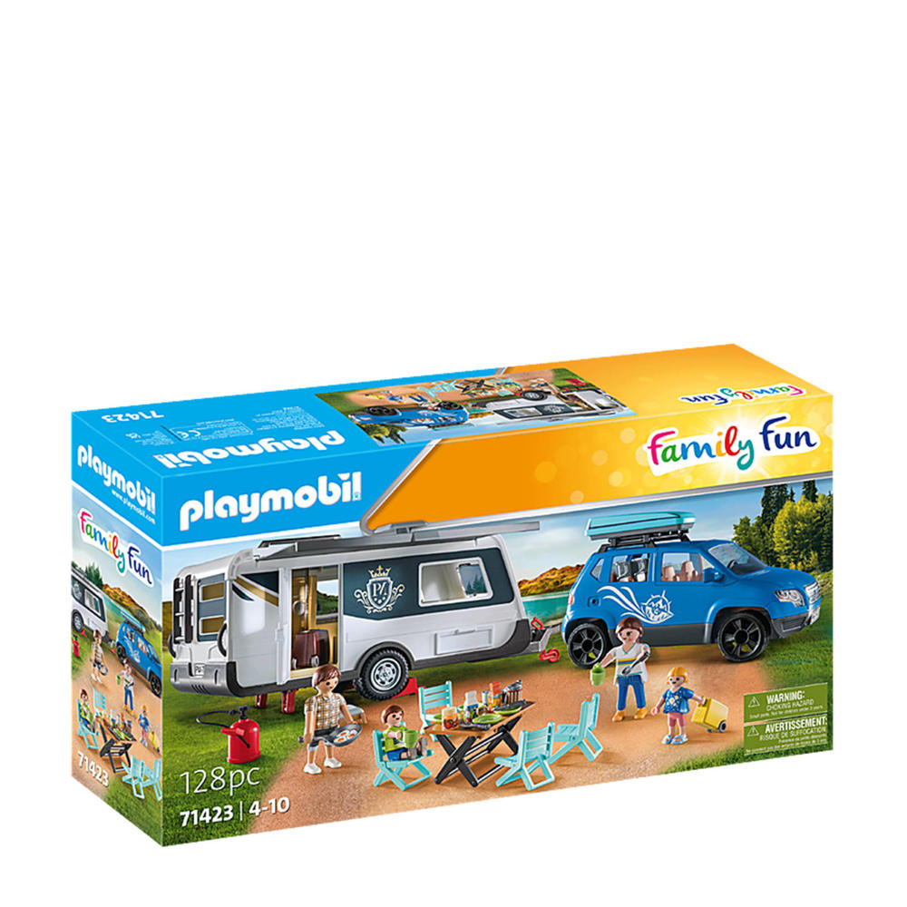 Playmobil Family Fun Caravan met auto - 71423