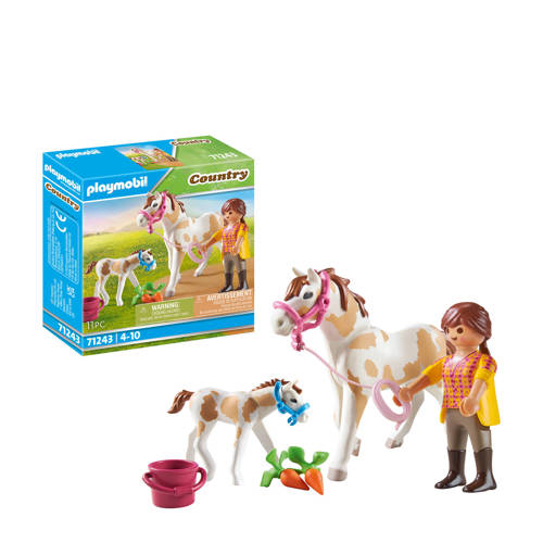 PLAYMOBIL Country Paard met veulen 71243 Speelset