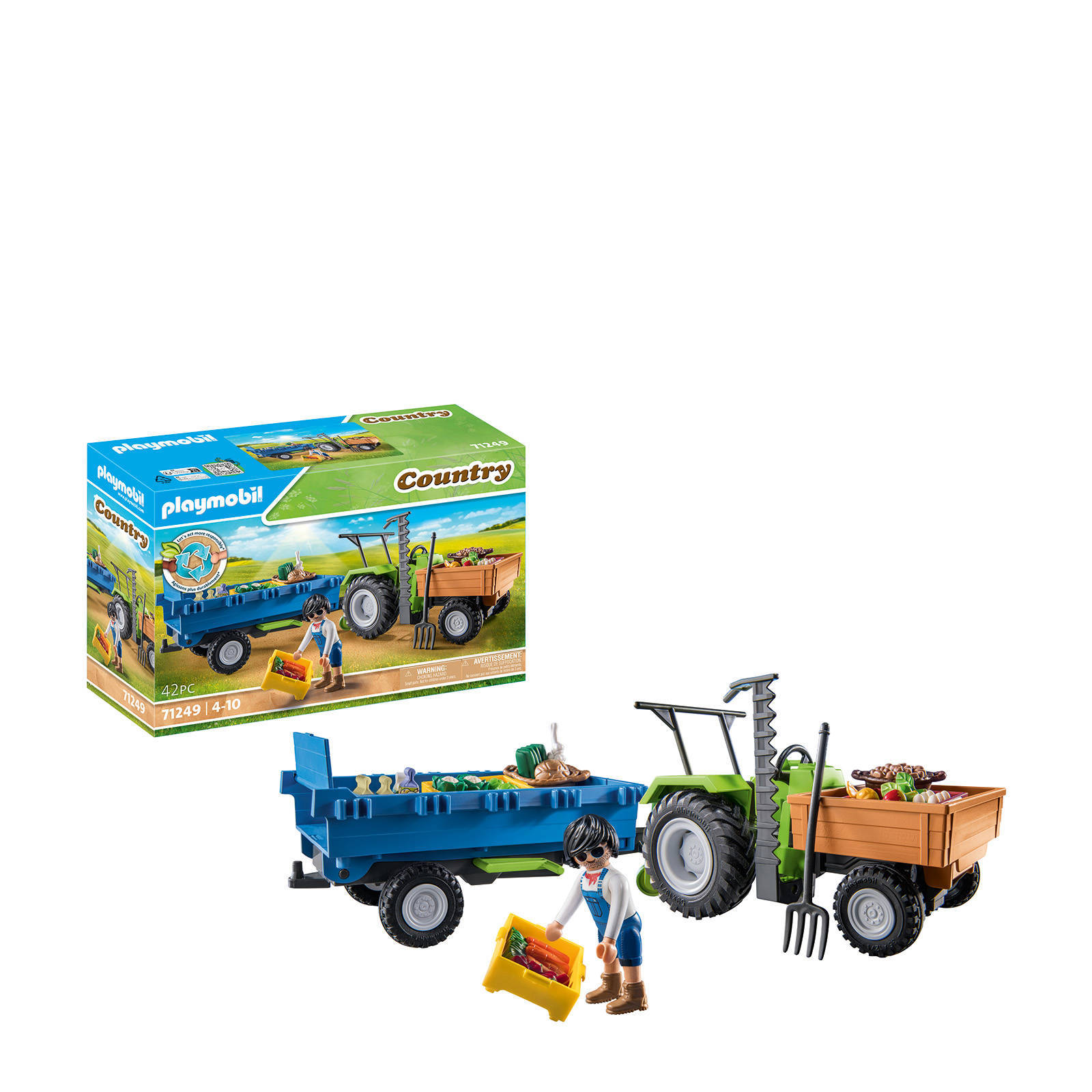 PLAYMOBIL 5121 reuzentractor met aanhanger
