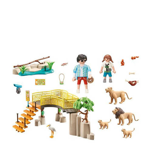 PLAYMOBIL Family Fun Leeuwen in het buitenverblijf 71192 Speelset