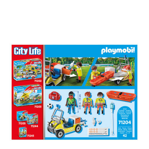 PLAYMOBIL City Life Reddingswagen 71204 Speelset