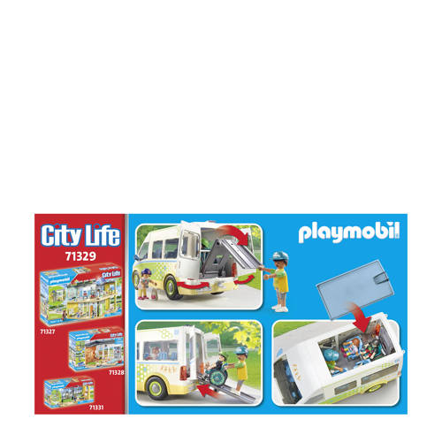 PLAYMOBIL City Life Schoolbus 71329 Speelset | Speelset van