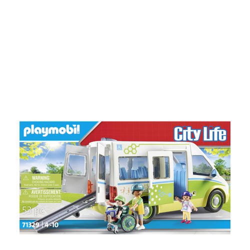 PLAYMOBIL City Life Schoolbus 71329 Speelset | Speelset van