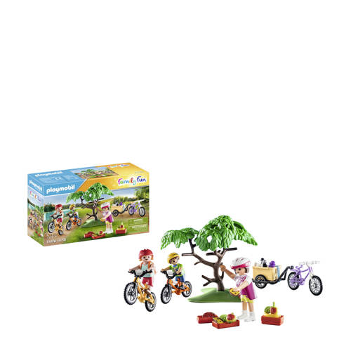 PLAYMOBIL Family Fun Mountainbike tour 71426 Speelset