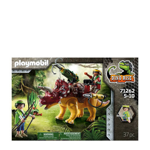 PLAYMOBIL Dino Rise Triceratops 71262 Speelset