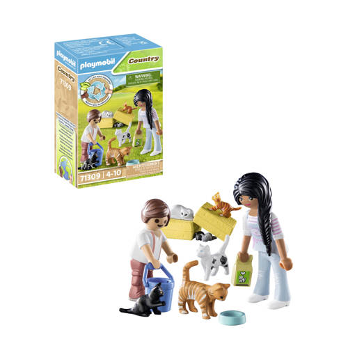 PLAYMOBIL Country Kattenfamilie 71309 Speelset | Speelset van
