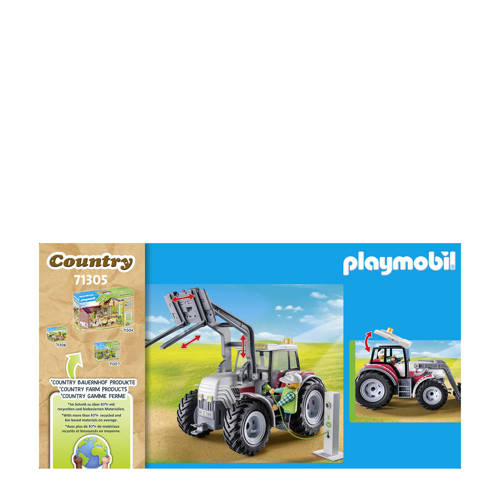 PLAYMOBIL Country Grote trekker met toebehoren 71305 Speelset