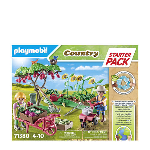 PLAYMOBIL Starter Pack Boerderij moestuin 71380 Speelset