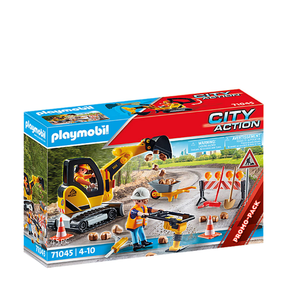 Playmobil City Action  Wegenbouw - 71045