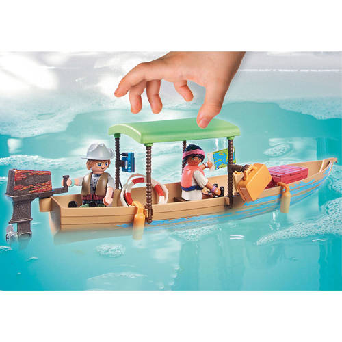 PLAYMOBIL Wiltopia Boottocht naar de zeekoeien 71010 Speelset