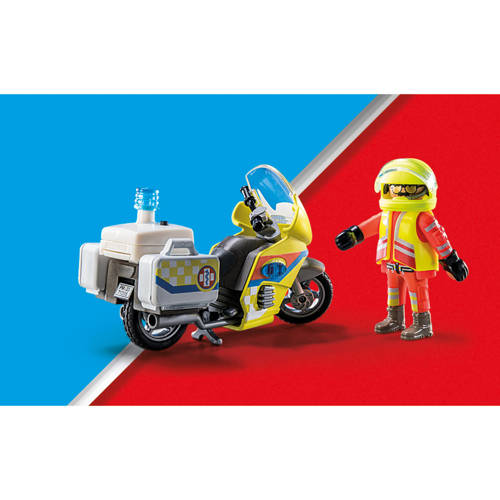 PLAYMOBIL City Life Noodmotorfiets met zwaailicht 71205 Speelset
